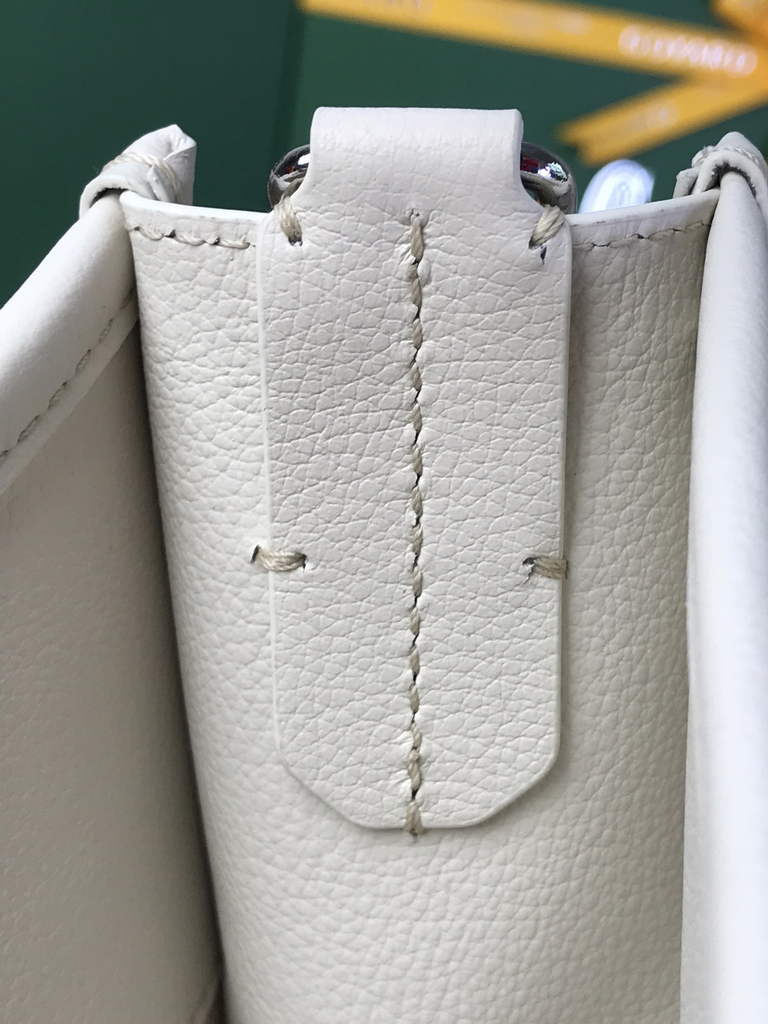 Goyard Musette bag, Goyardine Canvas White