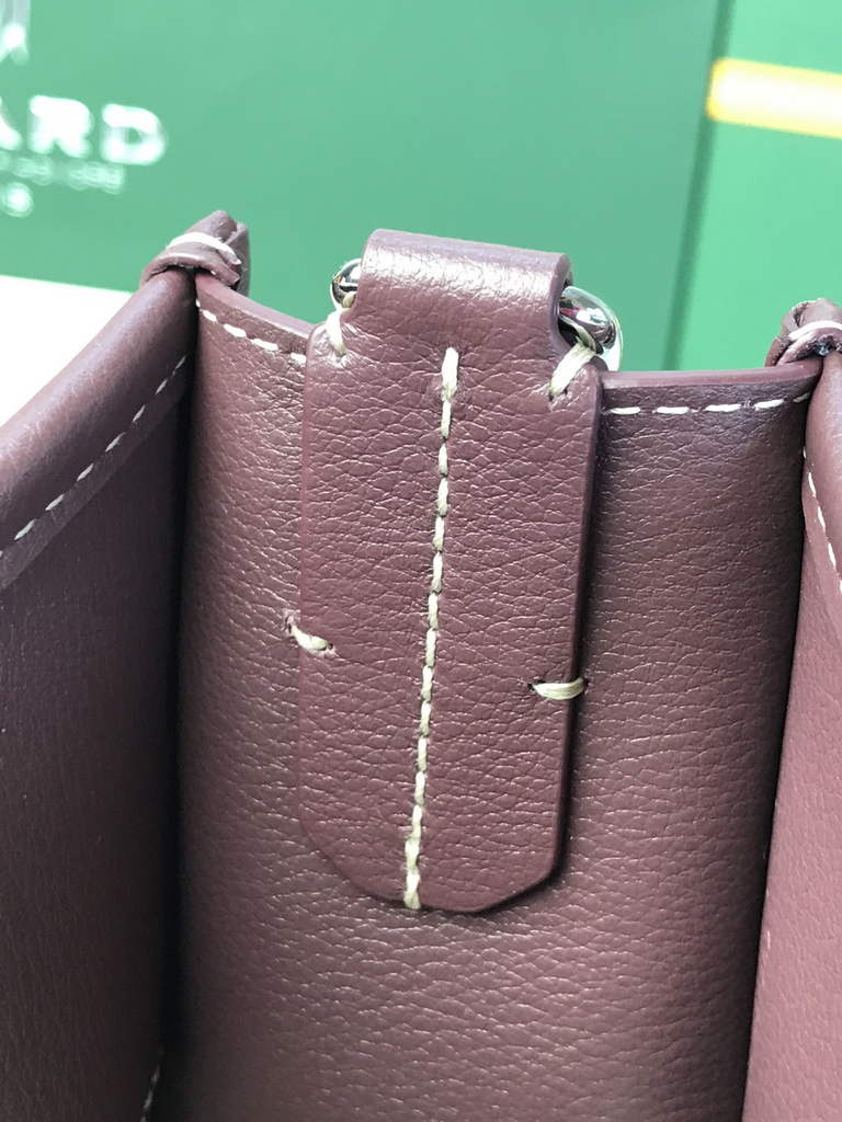Goyard Musette bag, Goyardine Canvas Purple