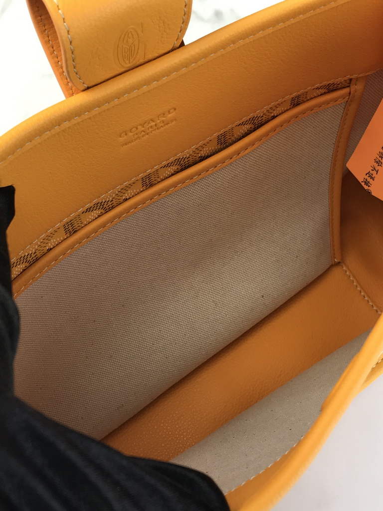 Goyard Musette bag, Goyardine Canvas Yellow