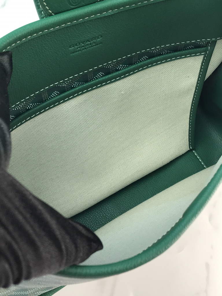 Goyard Musette bag, Goyardine Canvas Green