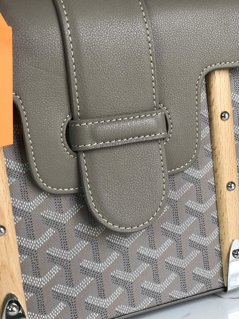 Goyard Saïgon PM Tote Bag GY020280 Gray Leather