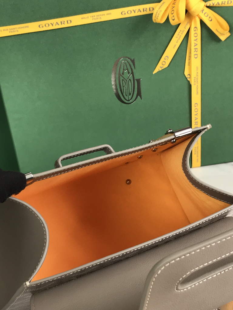 Goyard Saïgon PM Tote Bag GY020280 Gray Leather