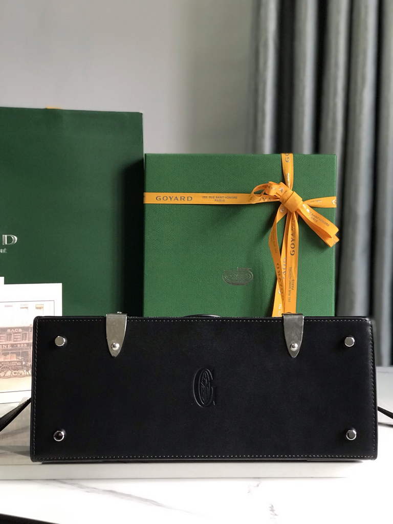 Goyard Saïgon PM Tote Bag GY020280 Black Leather