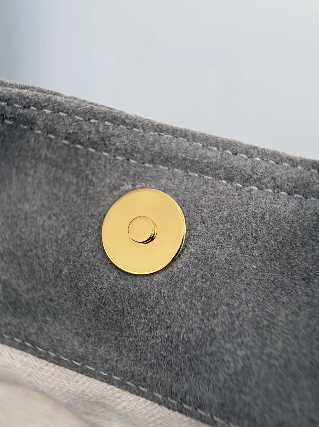 Chanel Shopping Bag, AS6475 Suede Calfskin Gray