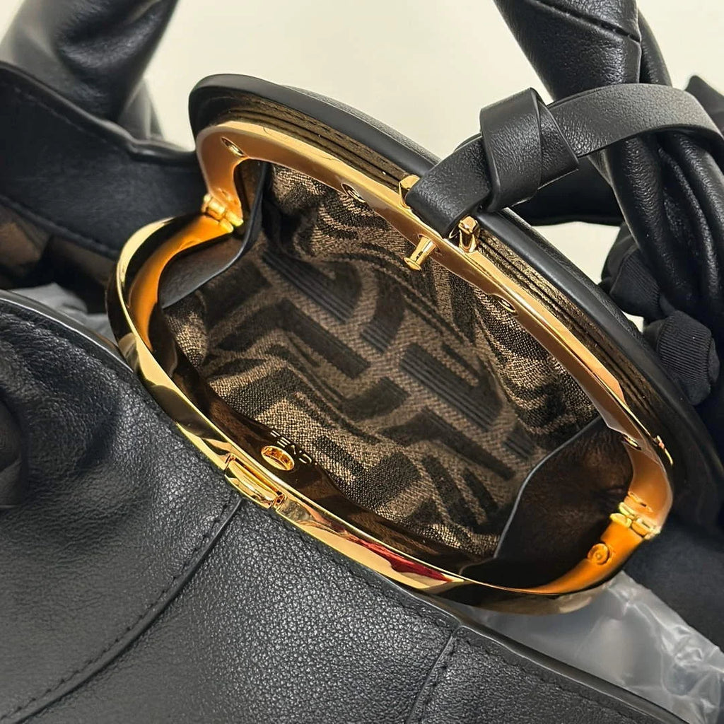 Small Fendi Spy Bag, 8BR838 calfskin black