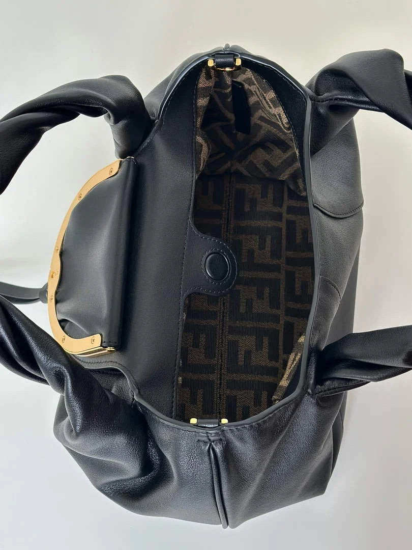 Small Fendi Spy Bag, 8BR838 calfskin black