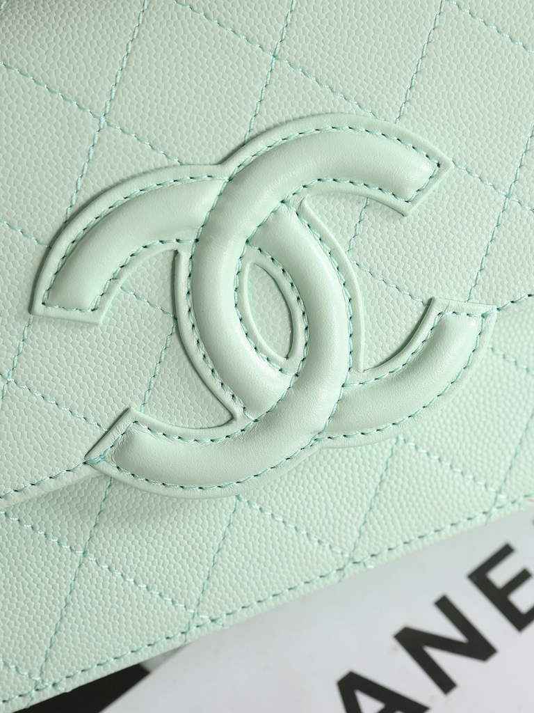 Chanel Wallet on Chain, AP5455 Calfskin Blue