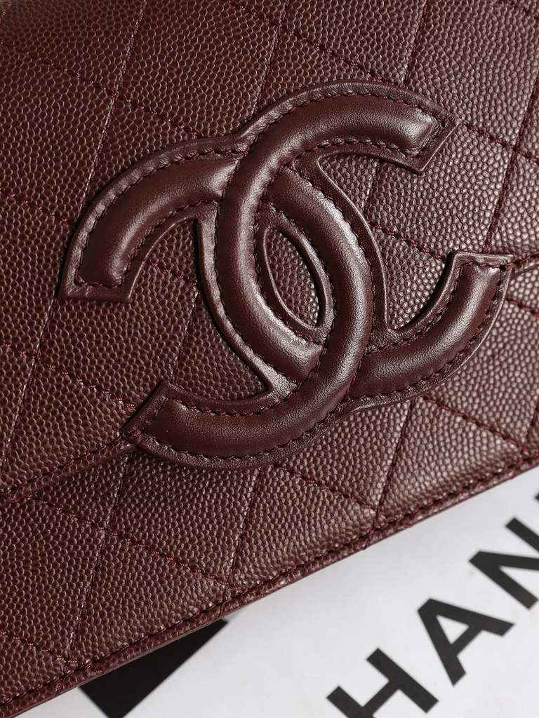 Chanel Wallet on Chain, AP5455 Calfskin Brown