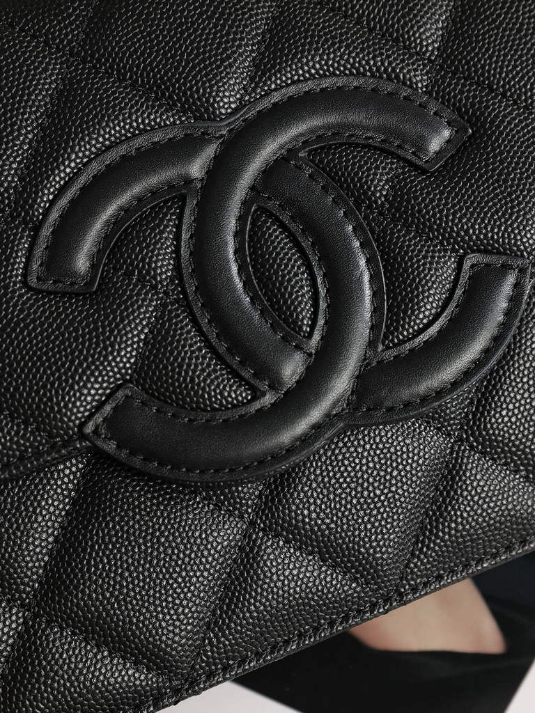 Chanel Wallet on Chain, AS6554 Calfskin Black