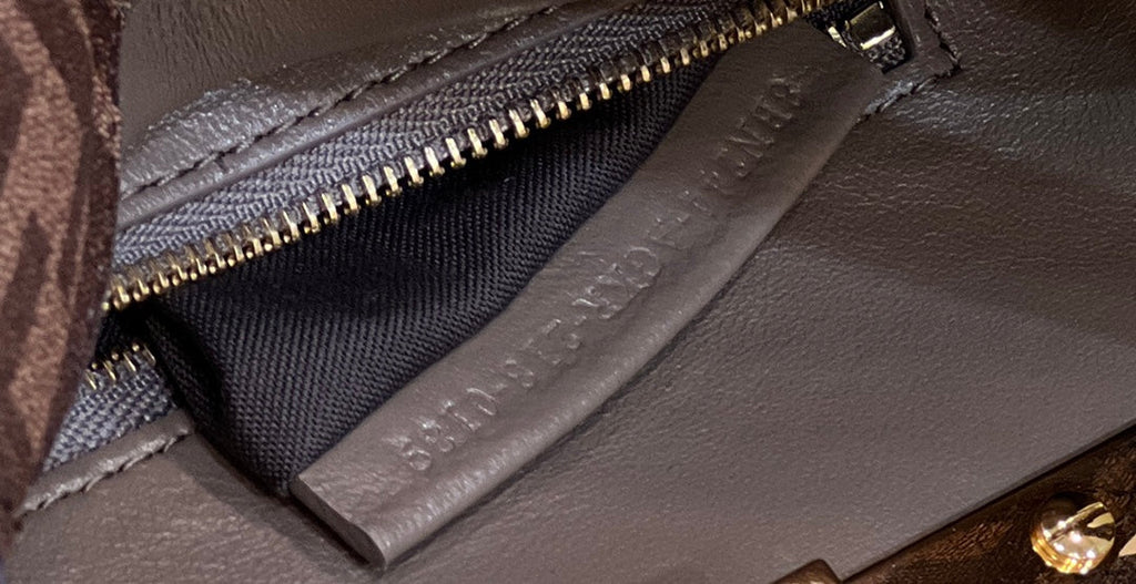 Fendi Peekaboo Mini Selleria Bag 8BN244 Brown