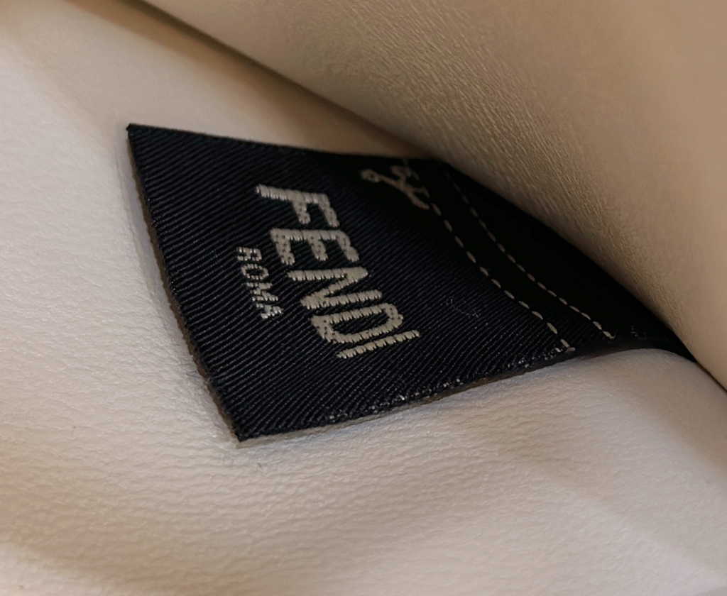 Fendi 8BN321 Peekaboo ISeeU Petite Middle Bag Beige Camellia leather