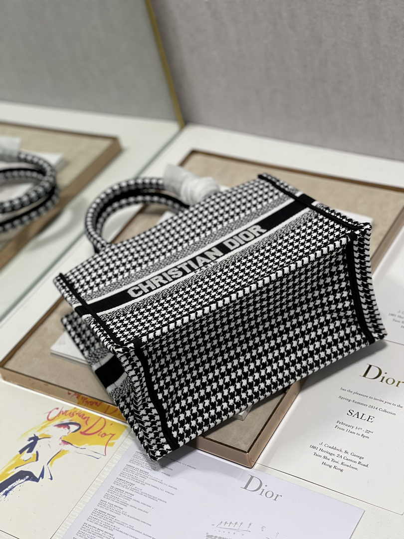 Dior Small Book Tote M1265 Toile de Jouy Embroidery M3519 - Default Title - View 6
